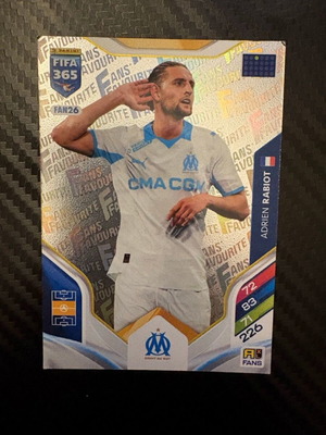 Rabiot Marseille FAN26 Panini FIFA Adrenalyn 365 2025-26 card used