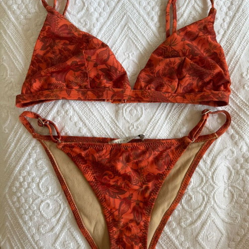 Vassia Kostara bikini like new, red, size S