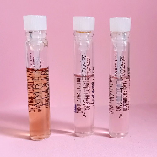 Oriflame women's perfume samples like new, Amber Elixir and Magnetista