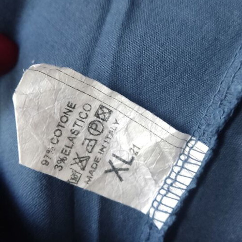 Blue cotton summer pants XL like new with bow