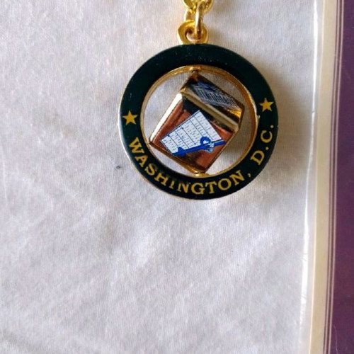 Washington DC keychain new with Capitol images