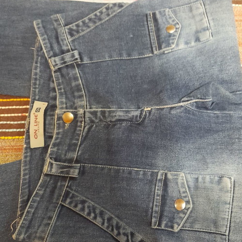 VINTAGE BOOTCUT HIGHWAIST JEANS WITH STRIPE ATHLETIC No 26