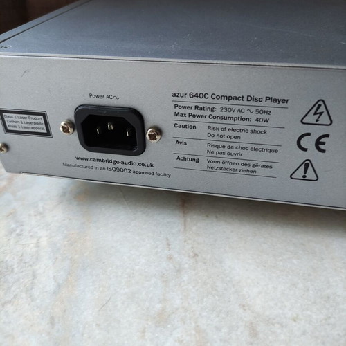 Cambridge Audio Azur 640C CD player with remote