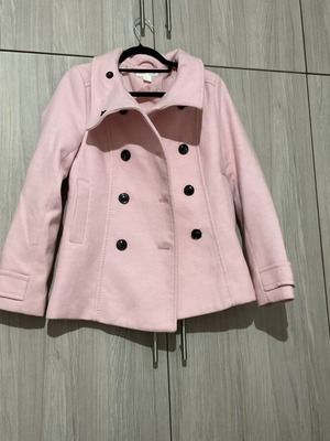 Women's coat H&M used, pink, size S