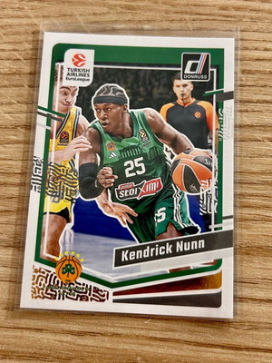 Κάρτα Kendrick Nunn Παναθηναϊκός Panini Euroleague 2023-24 καινούργιο