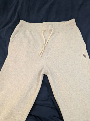 Polo Ralph Lauren Men's Double-Knit Jogger Pants beige like new