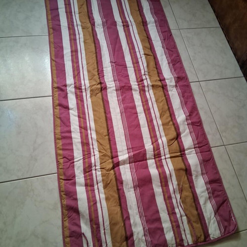 Fabric beach mats with cushions like new, set of 4