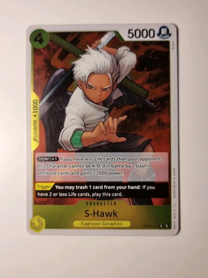 S Hawk One Piece Card Game OP08-114 σαν καινούργιο, σπάνιο