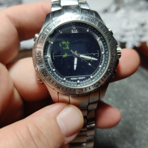 5.11 Tactical Series H.R.T watches used with digital and analog dial