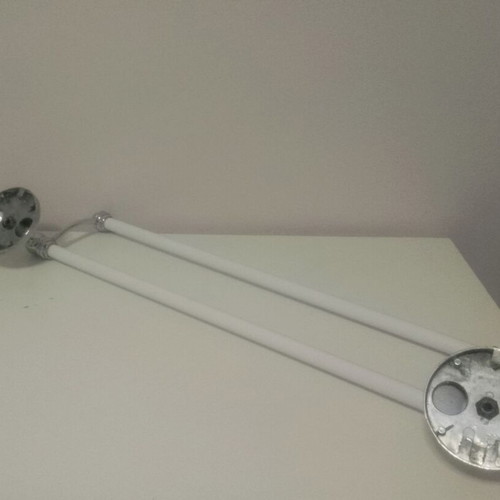 Bathroom Towel Rack double wall-mounted used, 50 cm