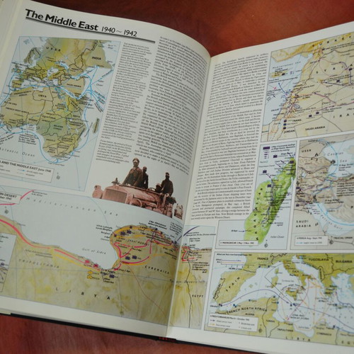 Atlas of the Second World War 1989, historical edition like new