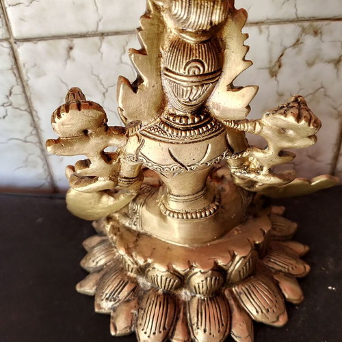 Green Tara Kailash bronze statue like new