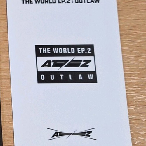 Ateez Wooyoung photocard outlaw in perfect condition