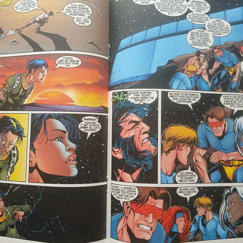 Wolverine #117 comic used with Larry Hama signature