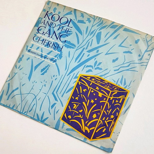 Kool & The Gang Cherish 7" single used, 45 rpm, German pressing 1985
