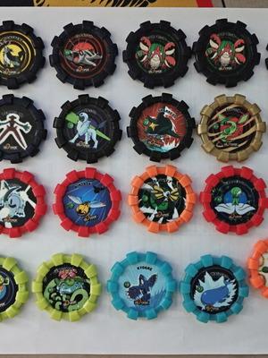 Pokemon Boinx 2007 caps, set of 27