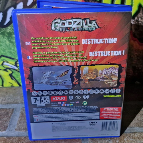 Godzilla Unleashed PlayStation 2 used with slight cover wear