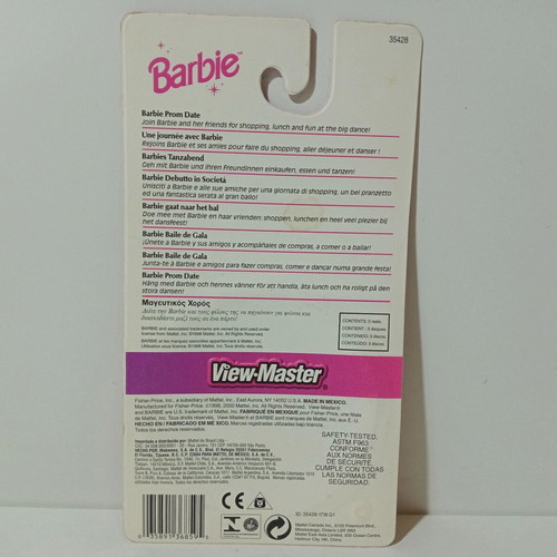 Mattel View Master 3D Barbie Prom Date 3 Reels brand new