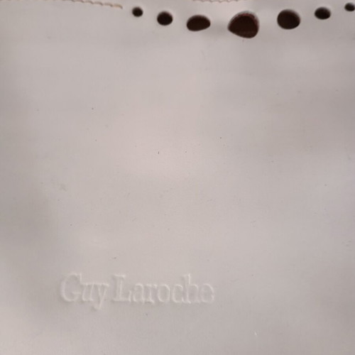 Vintage Guy Laroche women's shoulder/hand bag used, beige mocha