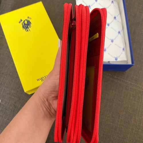 Polo Club leather wallet red new unused