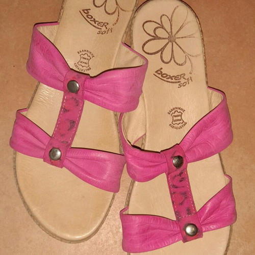 Anatomic Boxer size 40 leather sandals like new pink