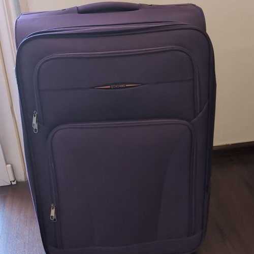 Travel suitcase 28" like new, purple