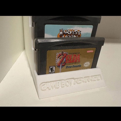 Gameboy Advance game and cartridge holder new