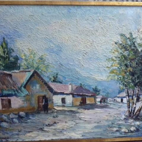 Sp. Diakoumakos painting 60x90 used, oil on canvas
