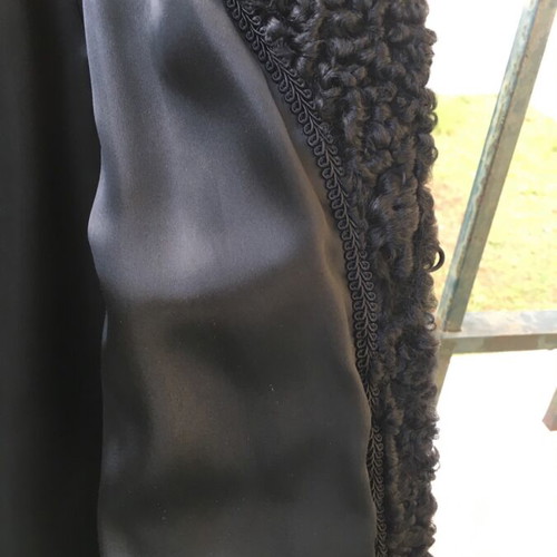Astrakhan fur black like new