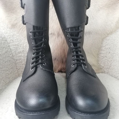 French Army boots new, genuine leather, size 44, black