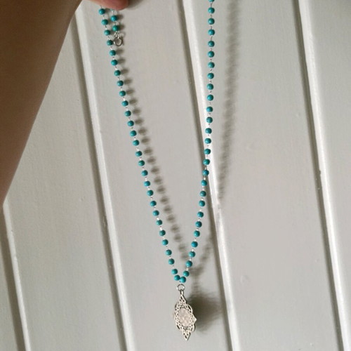Vintage women's necklace with extension handmade jewelry new