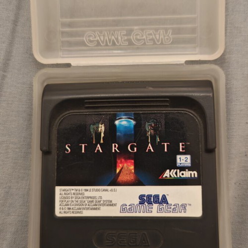 Stargate Sega Game Gear game used