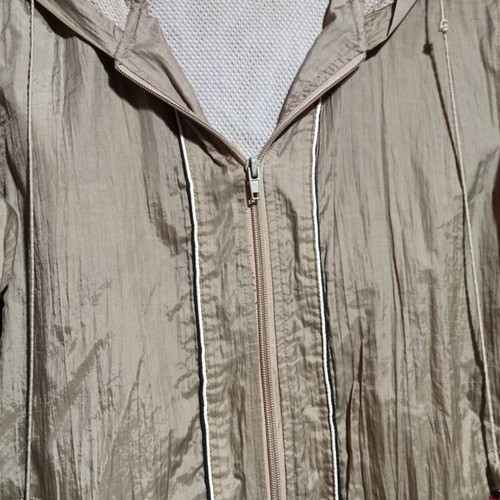 Seasonal jacket with hood like new, beige, size S