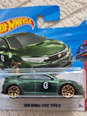 Hot Wheels 2018 Honda Civic Type R green