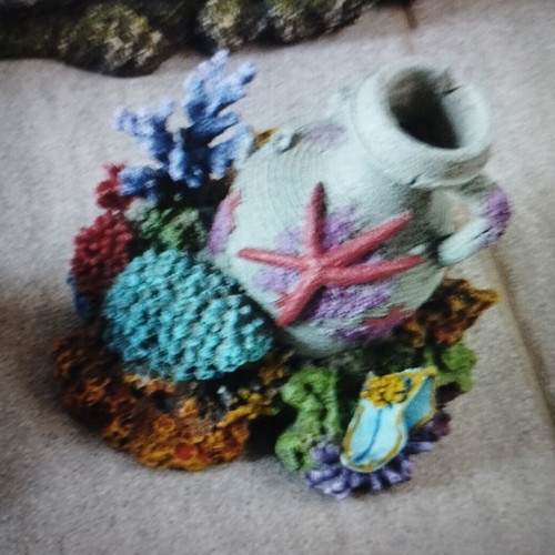Large aquarium decorative coral used