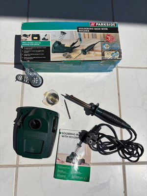 Soldering iron with multipurpose handle unused