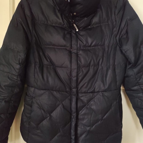 Benetton down jacket used, size small, black