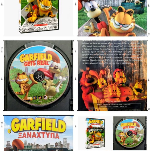 DVD Garfield Gets Real like new, dubbed