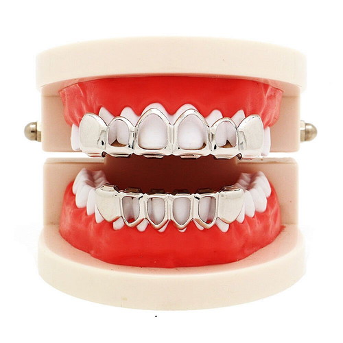 Grillz Silver hip-hop style new