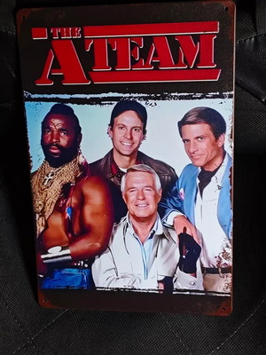The A-Team Metal Sign vintage retro decorative 20x30 cm like new
