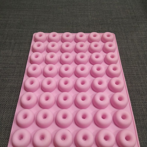 Silicone donut mold used
