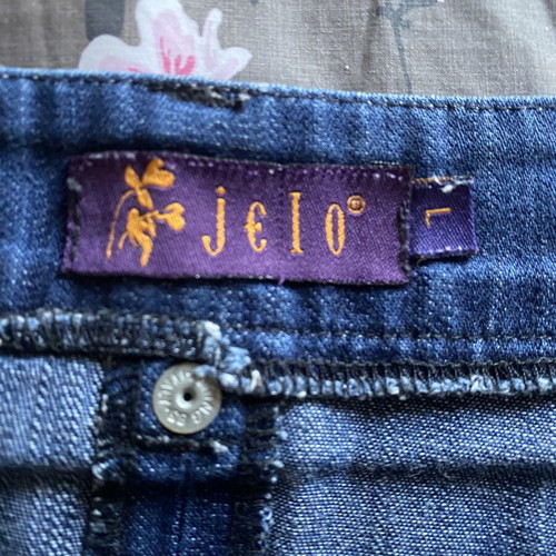 Denim midi skirt Jelo like new, size large, blue