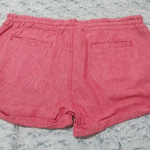 Calzedonia cotton shorts used, red, size M