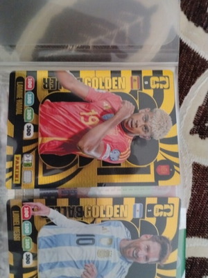 Panini κάρτες Golden Baller Yamal και Messi, καινούργιο