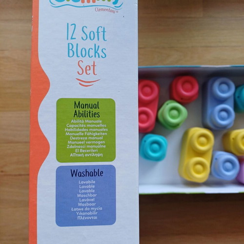 Soft Clemmy soft blocks like new, set of 12 pieces