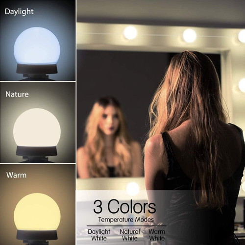 LED mirror lights for makeup 10 pcs USB with controller new