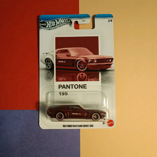 Hot Wheels Silver Pantone bundle of 3 new: Nissan Fairlady Z, 69' Ford Mustang Boss 302, Twin Mill III
