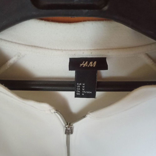 Men's white cardigan size medium in excellent condition