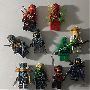 10 μεγαλες φιγουρες lego (ninjago,flash)