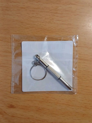 Keychain with Precision Screwdriver Multi-Tool New